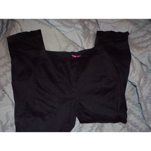 Lilly Pulitzer size 2 black jeans elastic waist band side zip